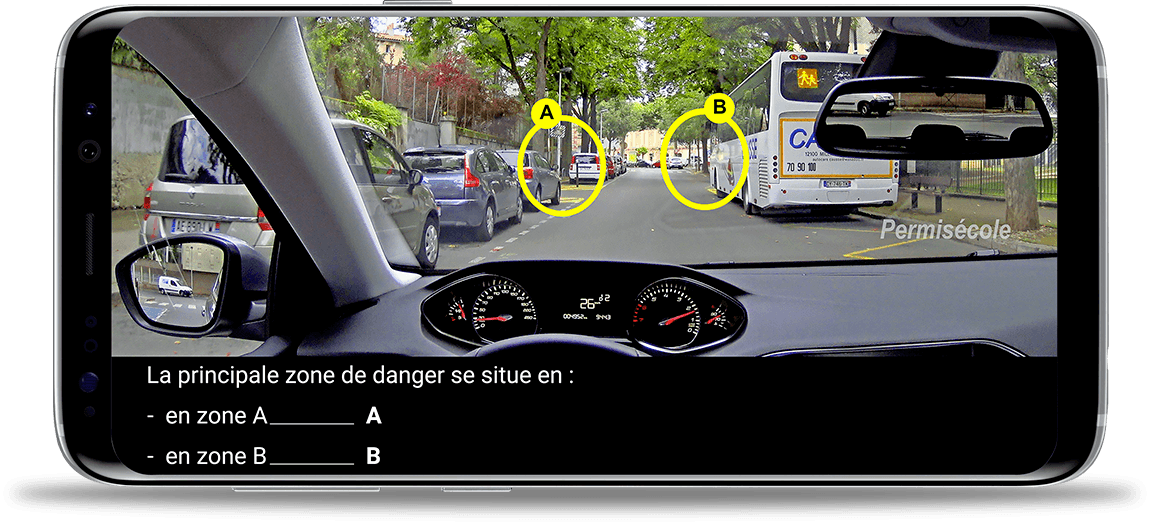 Permisécole sur mobile