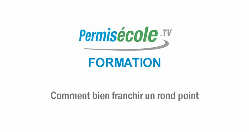 Passer un rond point