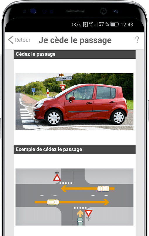 cours de code de la route