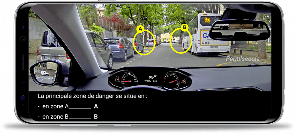 Permisécole sur mobile
