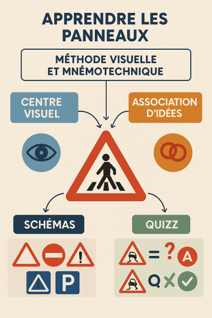 mémoriser les panneaux de signalisation