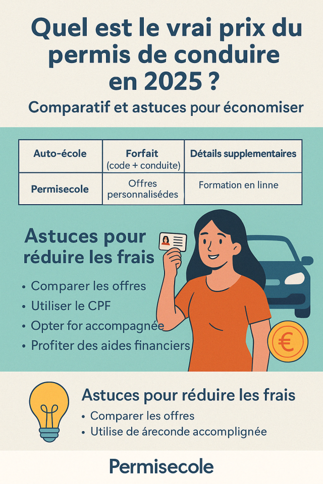 prix du permis de conduire ne 2025